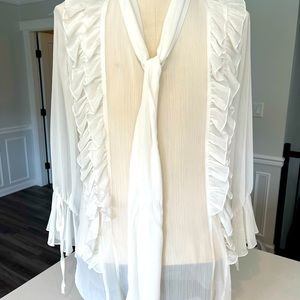 White Sheer Blouse